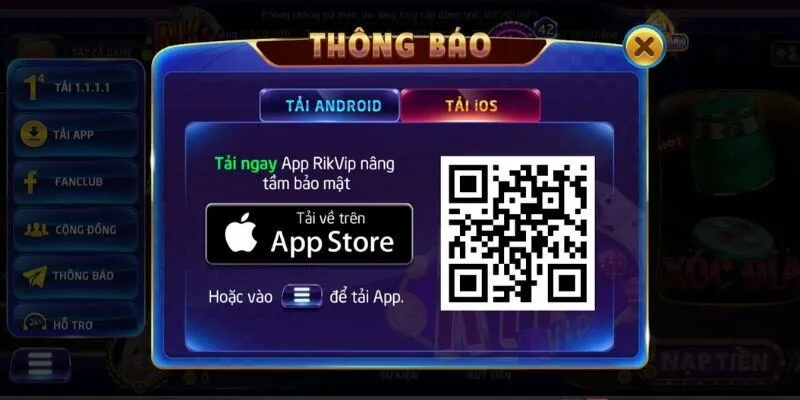 Quyền lợi khi cài đặt phần mềm Rikvip